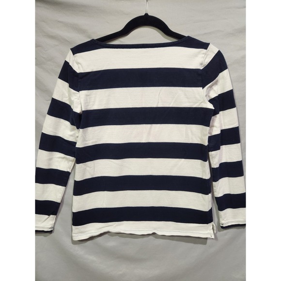 Authentic Talbots Nautical Stripe Rope‎ Heart Valentines Boat Neck Petite - Picture 4 of 6